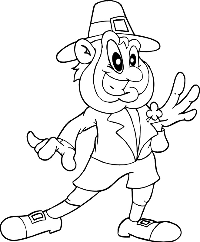 Printable Leprechaun Coloring Pages