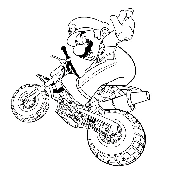 mario kart coloring pages to print coloringme com