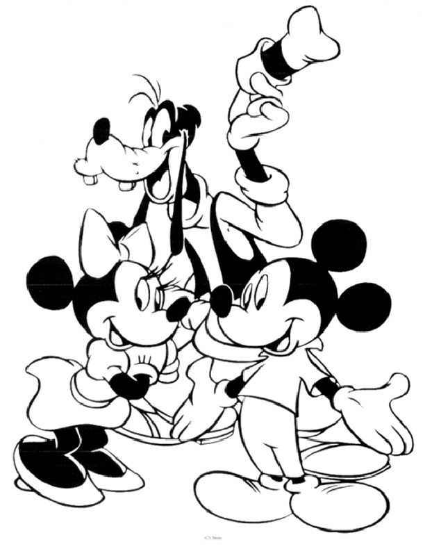 Printable Mickey Mouse Clubhouse Coloring Pages