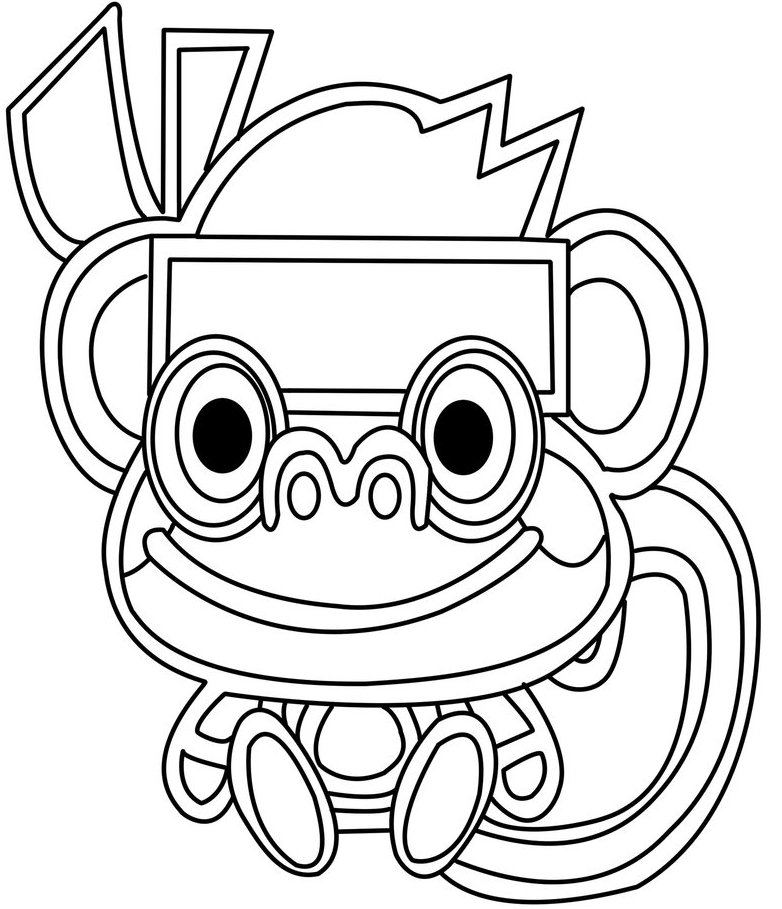 Printable Moshling Coloring Pages