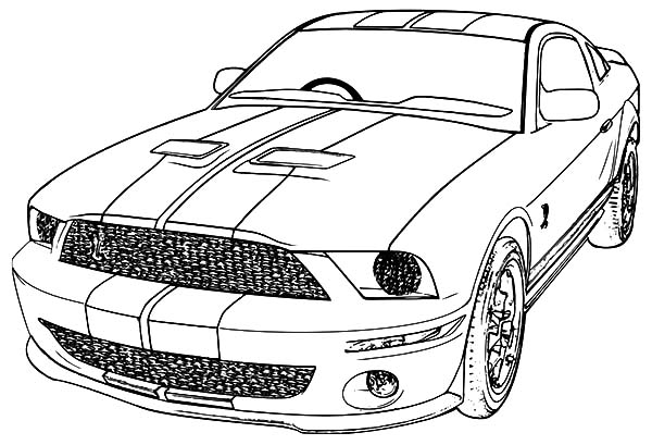 Printable Mustang Coloring Pages Coloringme Com