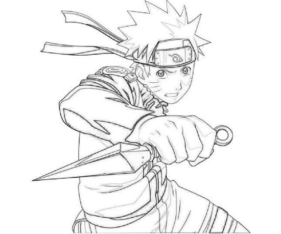 kakashi hatake coloring pages