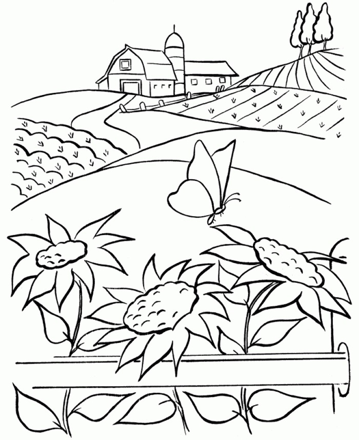 Nature Coloring Pages to Print | ColoringMe.com