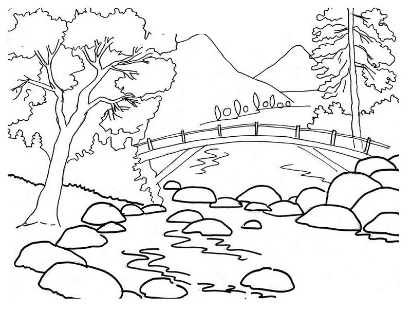 aftale dør spejl Ingen Printable Nature Coloring Pages | ColoringMe.com