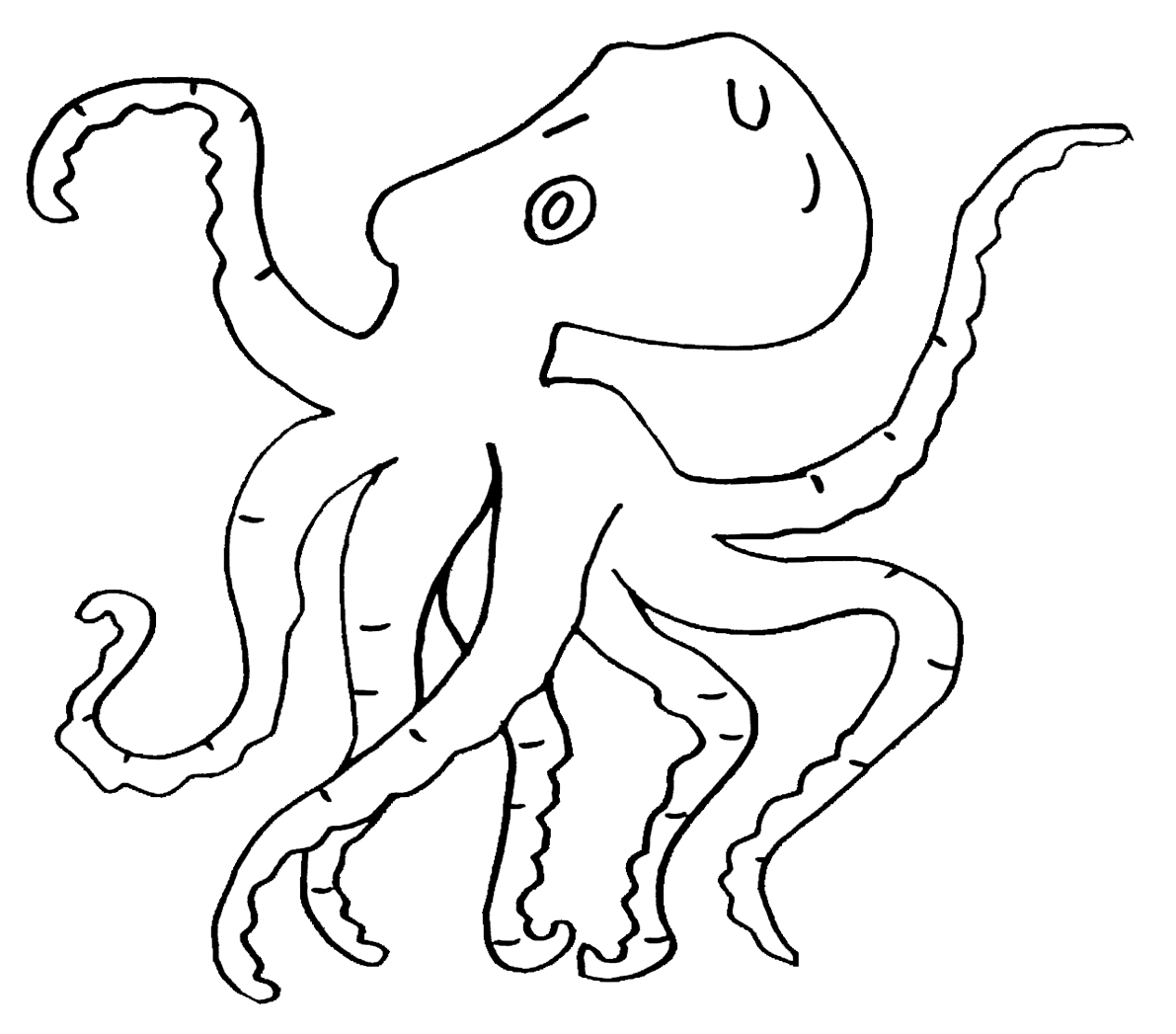 Printable Octopus Coloring Pages | ColoringMe.com