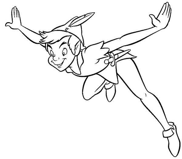 Printable Peter Pan Coloring Pages