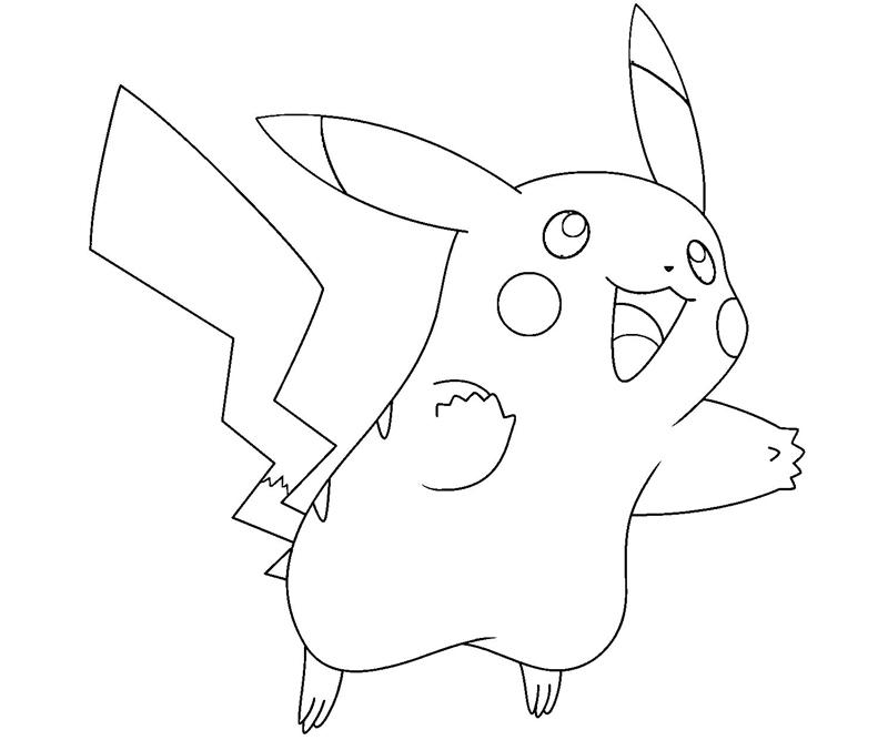 printable pikachu coloring pages  coloringme