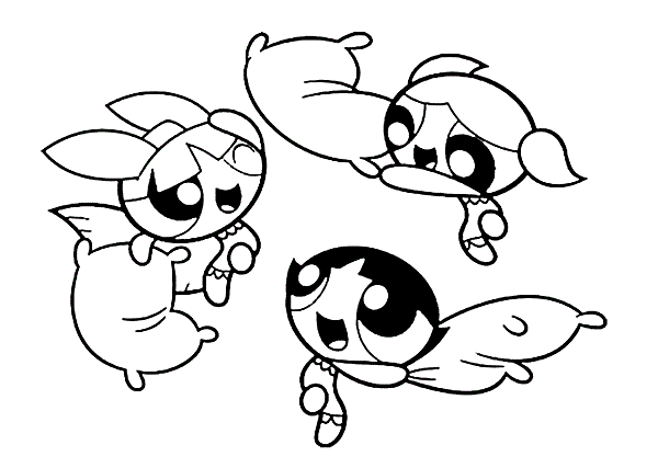 Printable Powerpuff Girls Coloring Pages