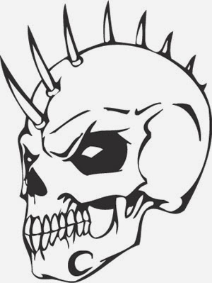 Printable Skull Coloring Pages Coloringme Com