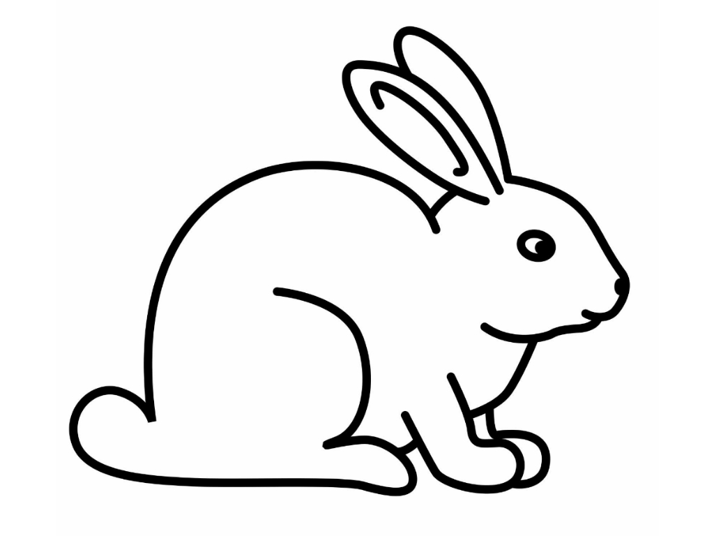 Printable Rabbit Coloring Pages