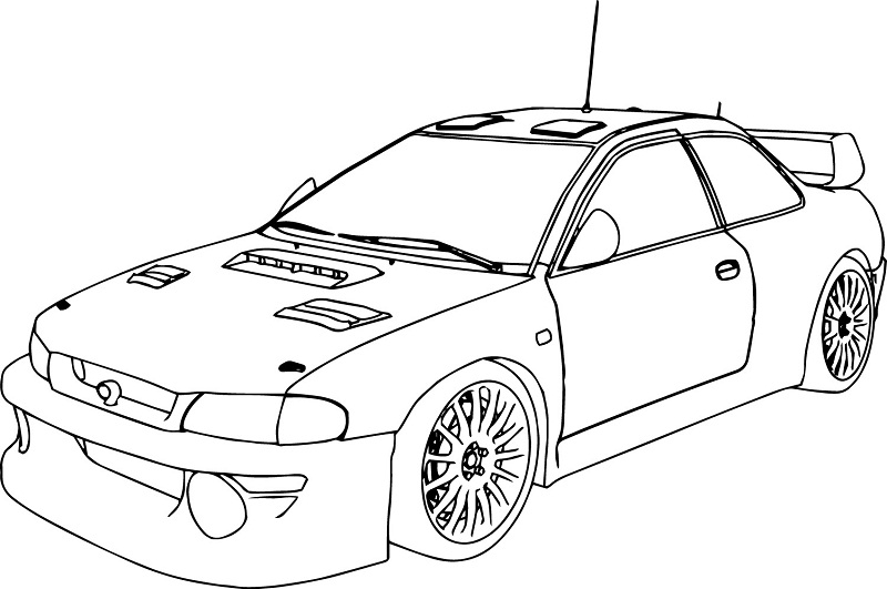 70 Top Coloring Pages With Race Cars Pictures