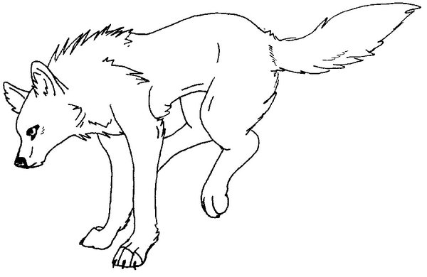 Printable Wolves Coloring Pages