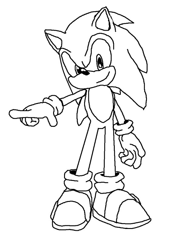 Printable Sonic the Hedgehog Coloring Pages