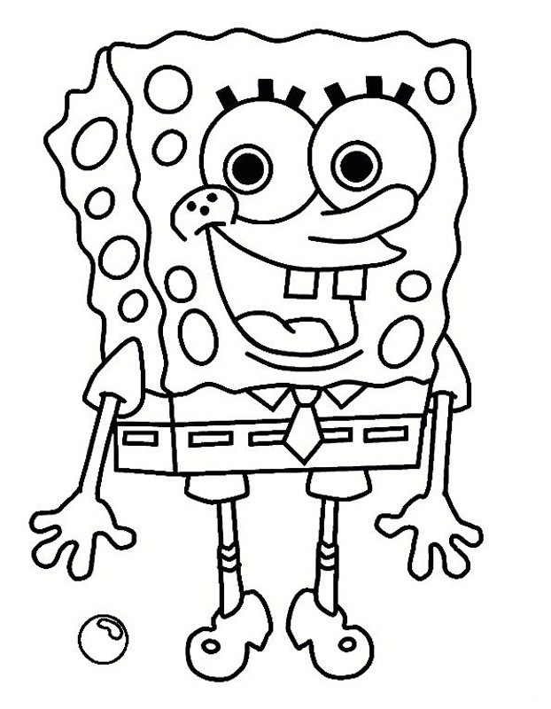 Printable Sponge Bob Coloring Pages