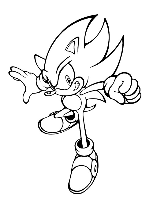 printable sonic the hedgehog coloring pages  coloringme