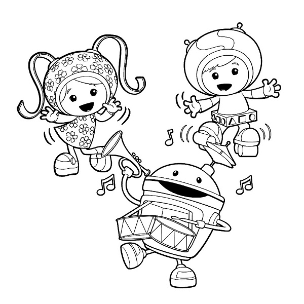 Printable Team Umizoomi Coloring Pages