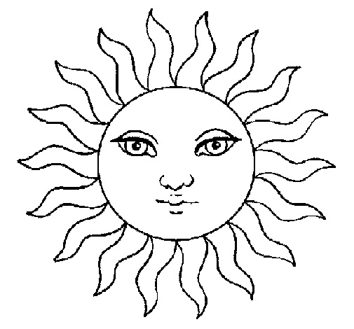 The Sun Coloring Pages – ColoringMe.com
