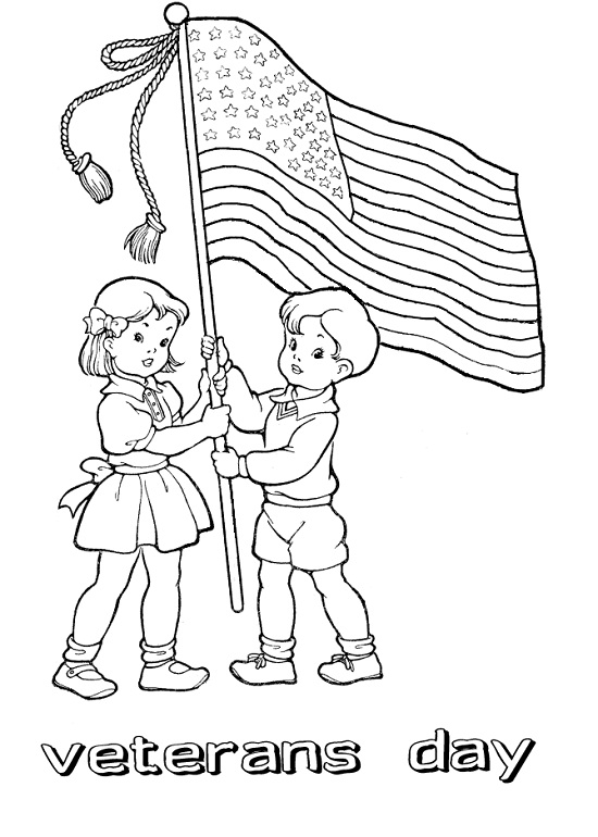 coloring pages and veterans day