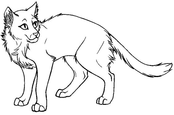 warrior cat couple coloring pages