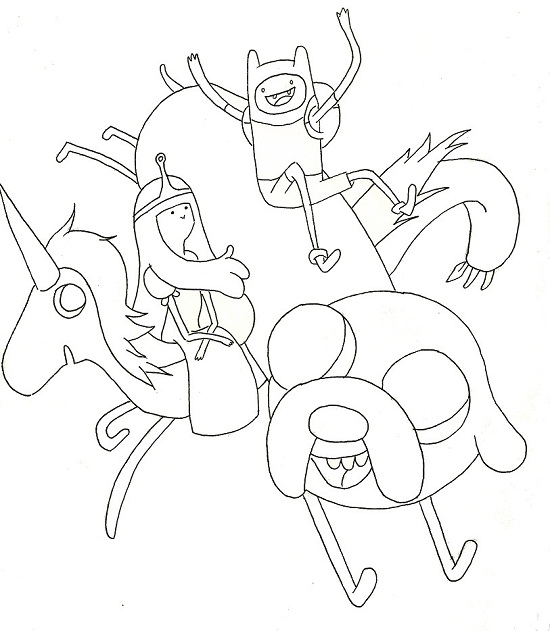 adventure time coloring pages princess bubblegum