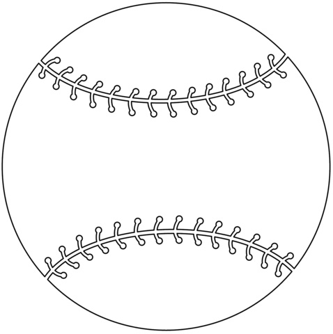 Printable Baseball Coloring Pages