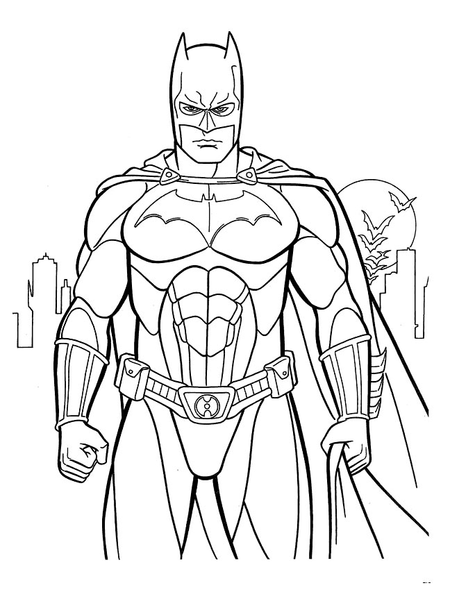 Batman Coloring Pages Ideas Printable Batarang