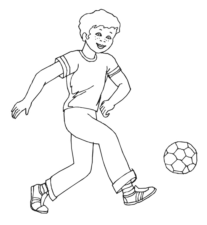 Printable Boy Coloring Pages
