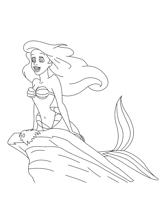 Free Printable Ariel Coloring Pages Coloringme Com