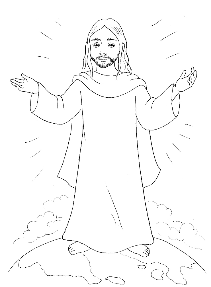 Printable Jesus Coloring Pages