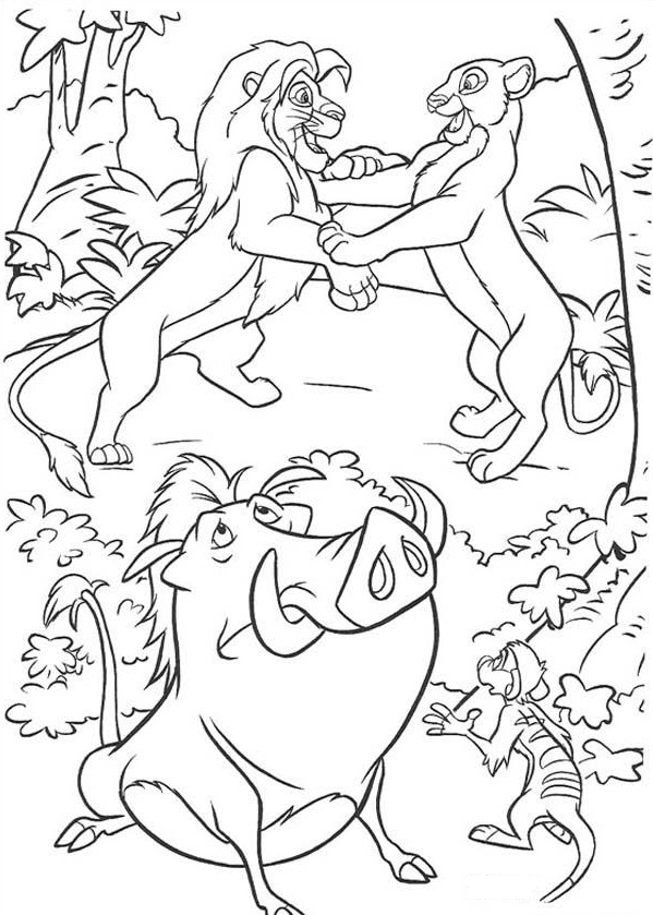 Printable Lion King Coloring Pages Coloringme Com