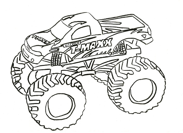 Printable Monster Truck Coloring Pages