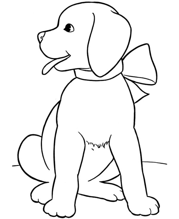 Printable Puppy Coloring Pages