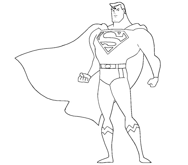 Printable Superman Coloring Pages