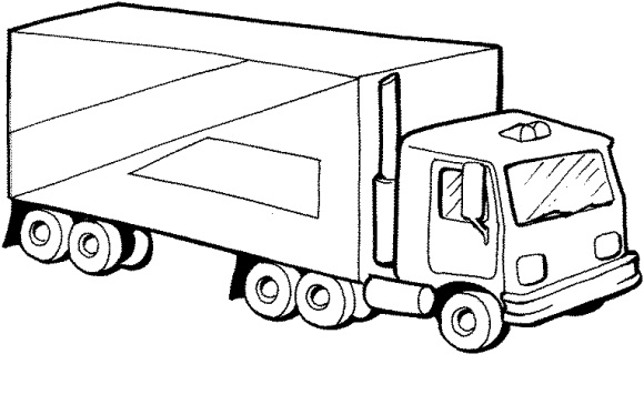 Printable Truck Coloring Pages