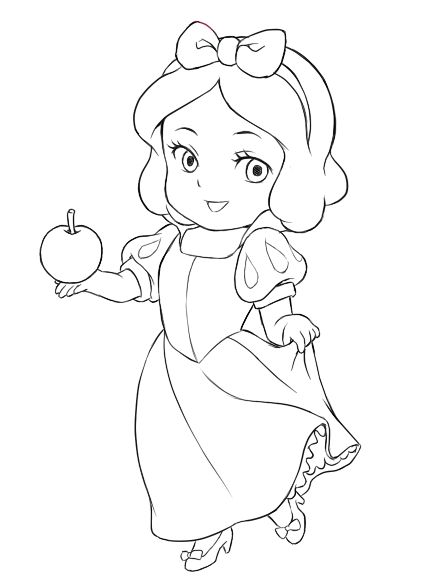 coloring pictures of baby disney characters